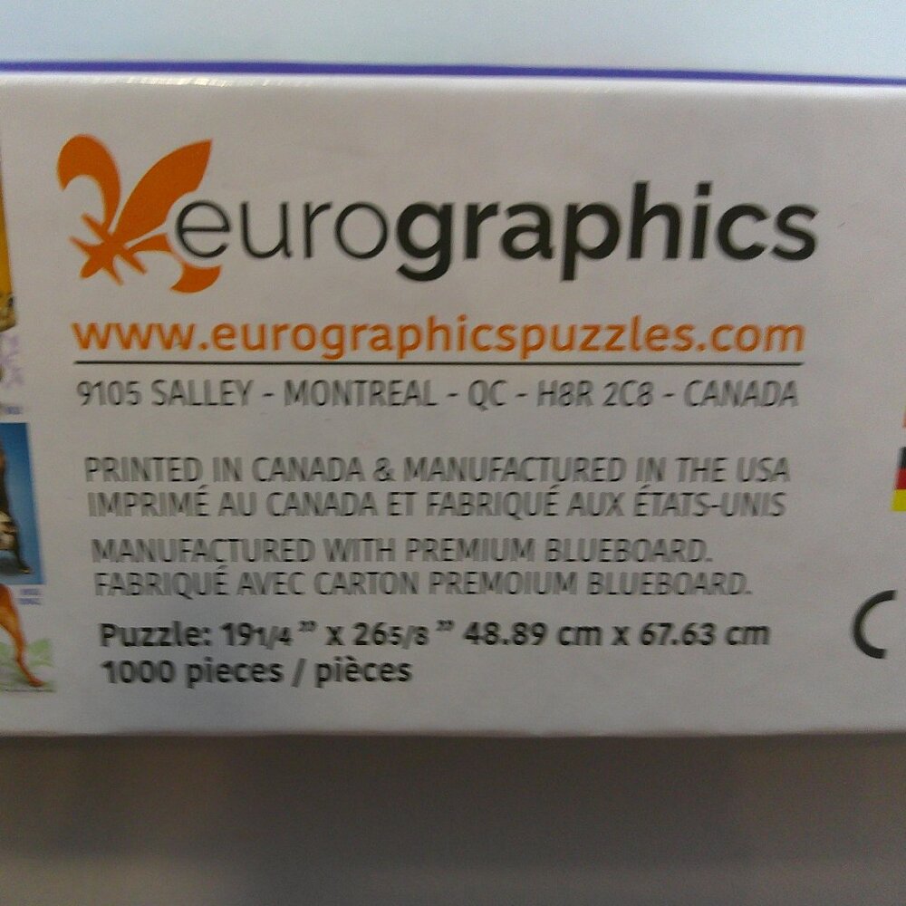 EuroGraphics Yoga Dogs 1000-Piece Jigsaw Puzzle - Picture 10 of 10